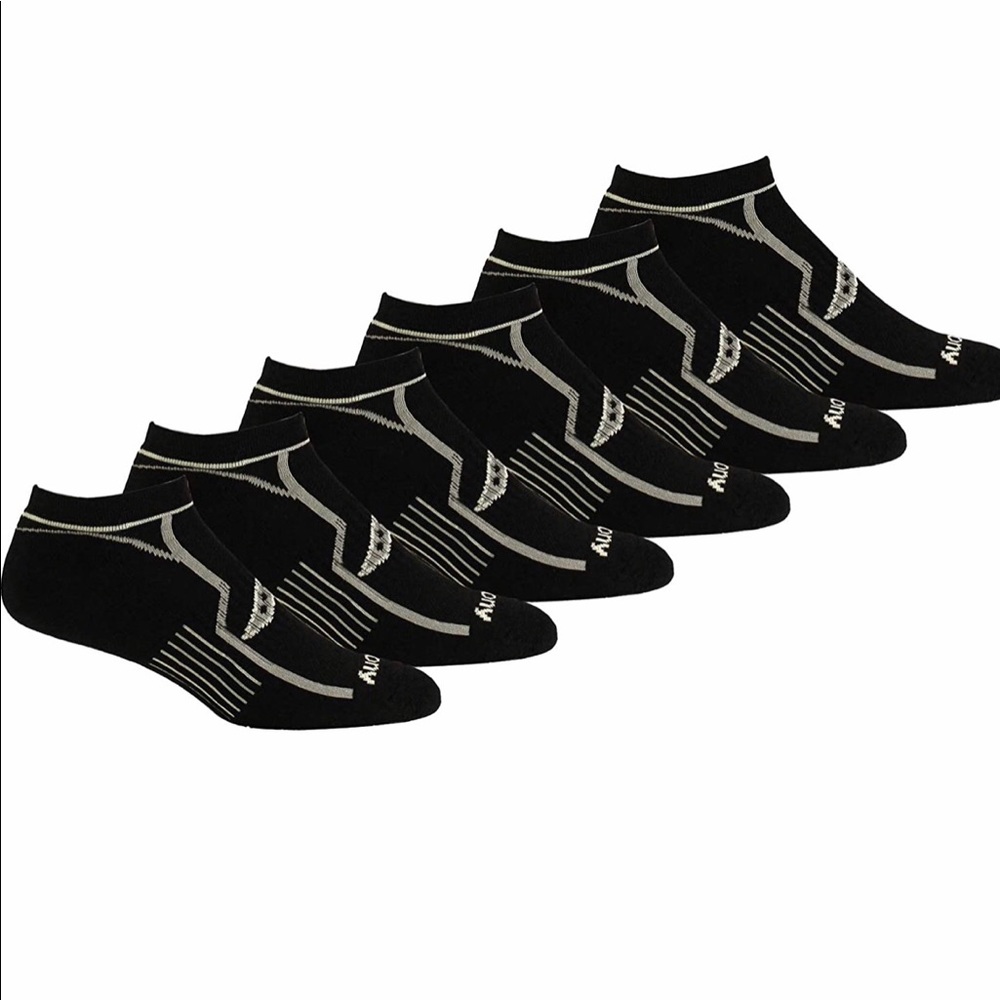 Saucony Men's 6 Pack Performance Socks |Size:8-12 - Picture 2 of 8